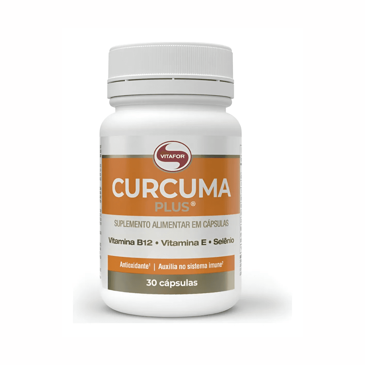 Curcuma Plus Sem Sabor Com 30 Cápsulas Vitafor