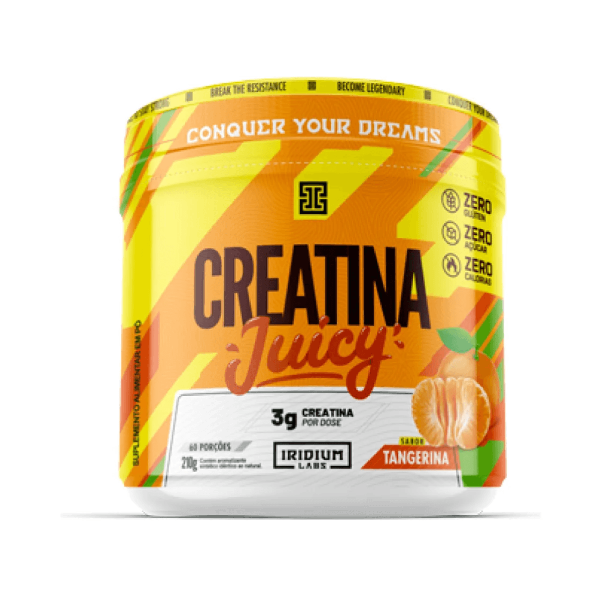 Creatina Juicy Sabor Tangerina 210g Iridium